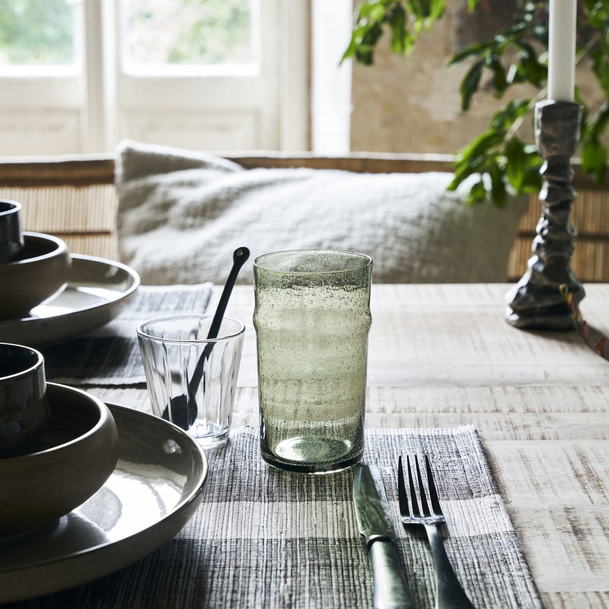 2 stk | Glass Rain Green - Bilde 4