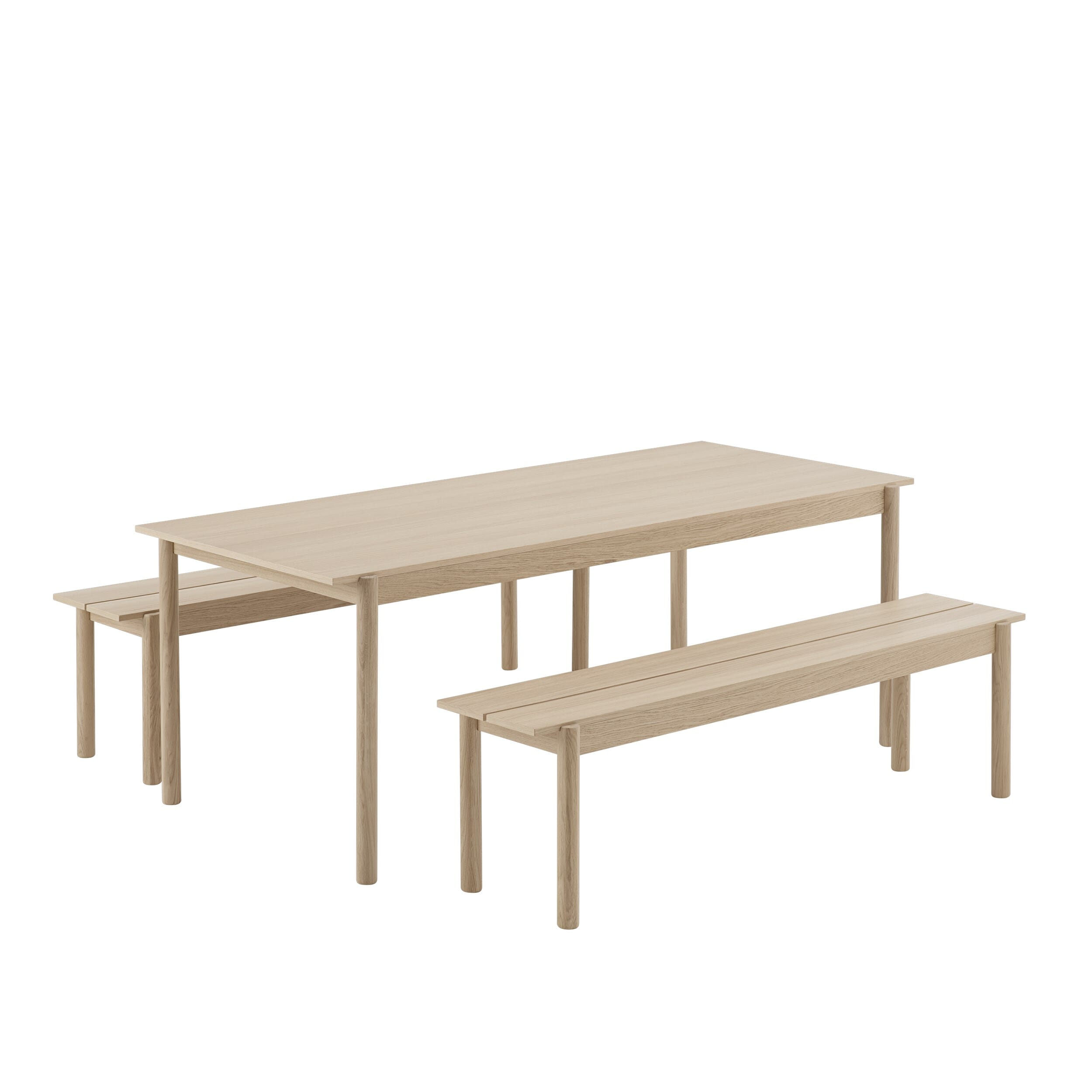 Linear Spisebord Eik 260x90 - Bilde 3
