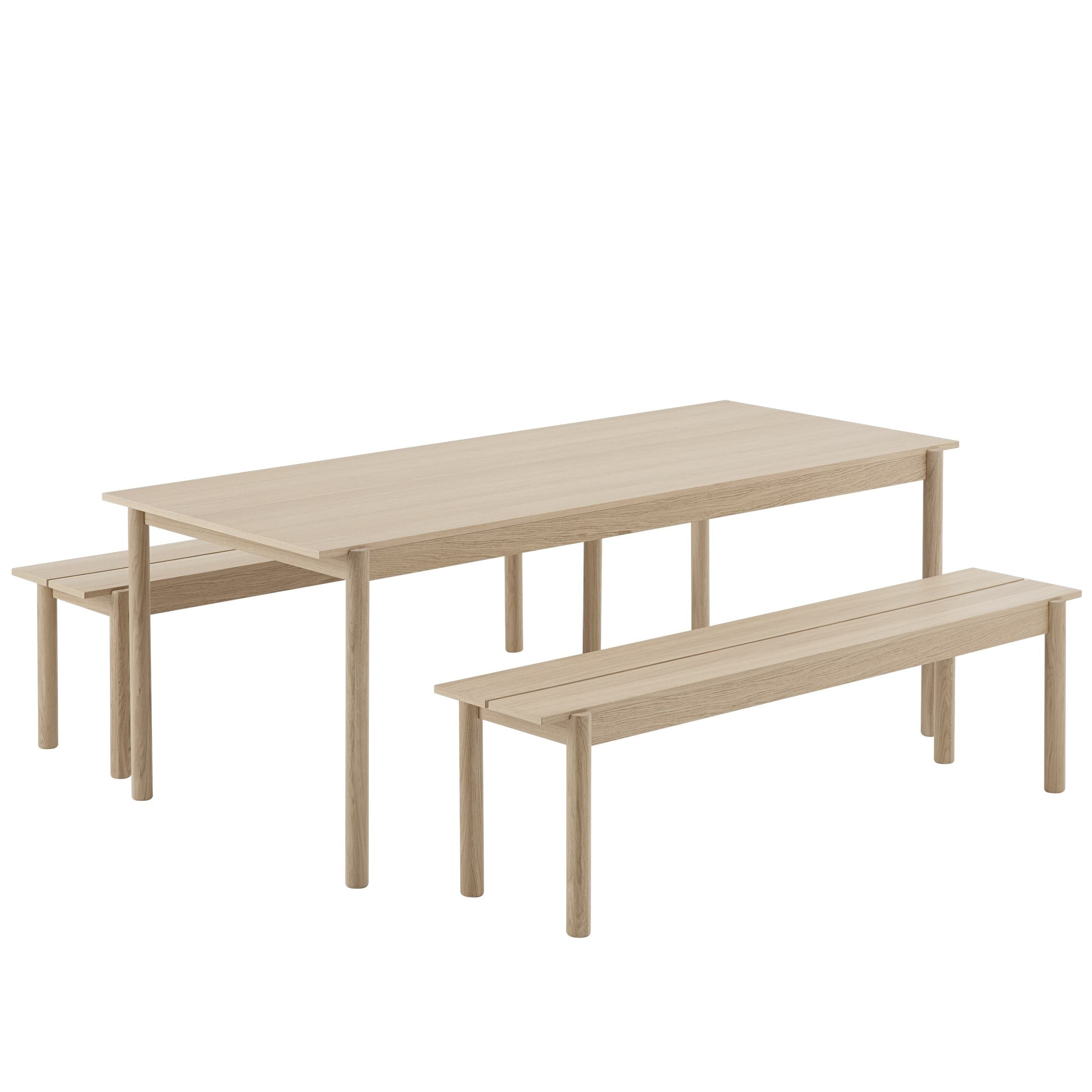 Linear Spisebord Eik 260x90 - Bilde 3