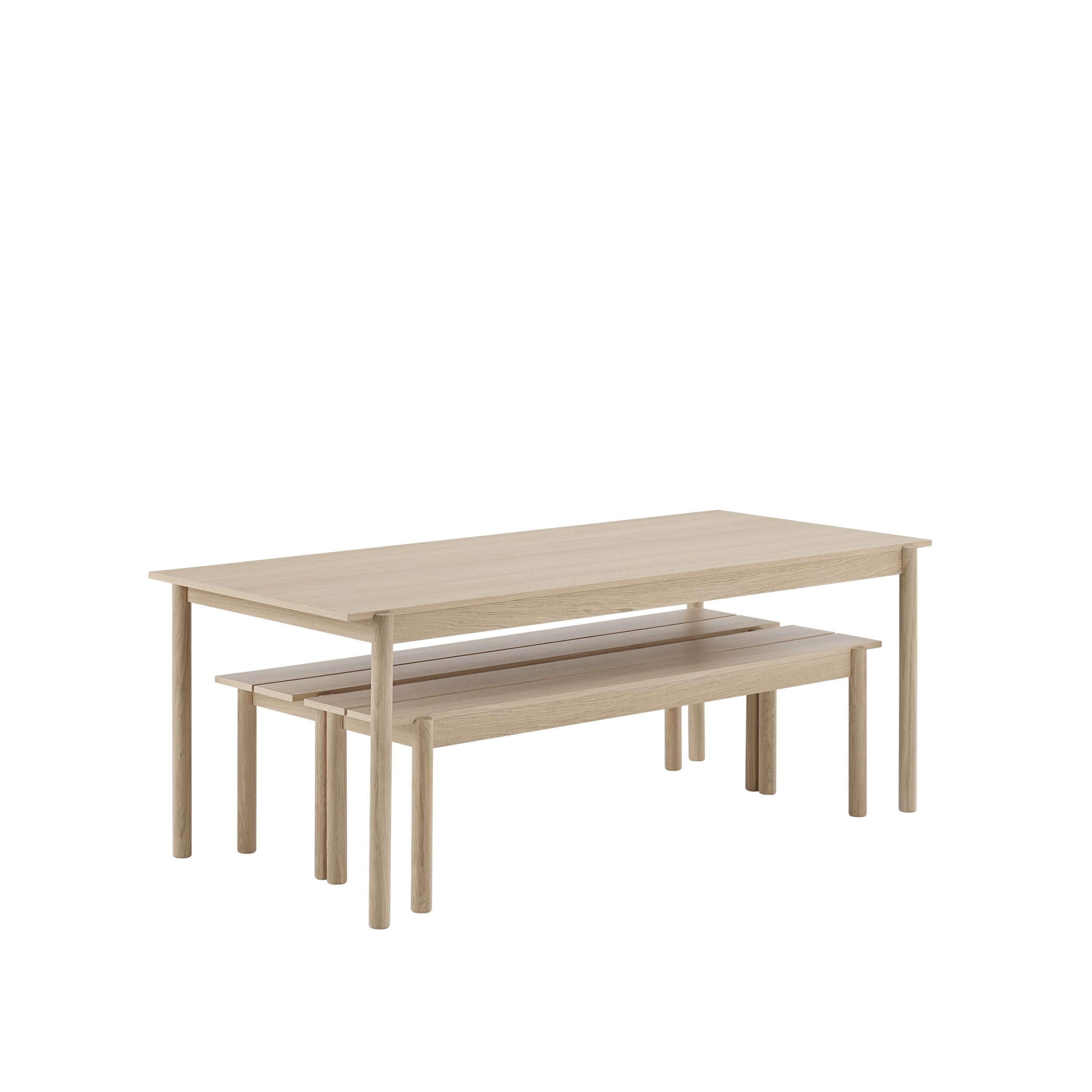 Linear Spisebord Eik 260x90 - Bilde 7
