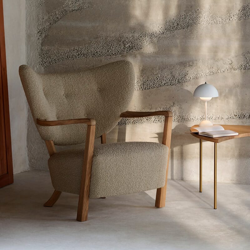 Wulff Stol + Puff Karakorum/Eik - Bilde 3