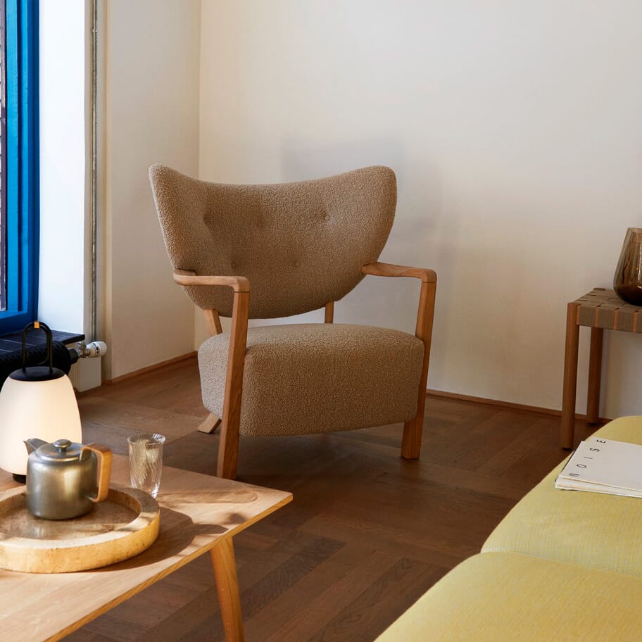 Wulff Stol + Puff Karakorum/Eik - Bilde 2