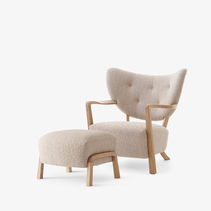 Wulff Stol + Puff Karakorum/Eik - Hovedbilde