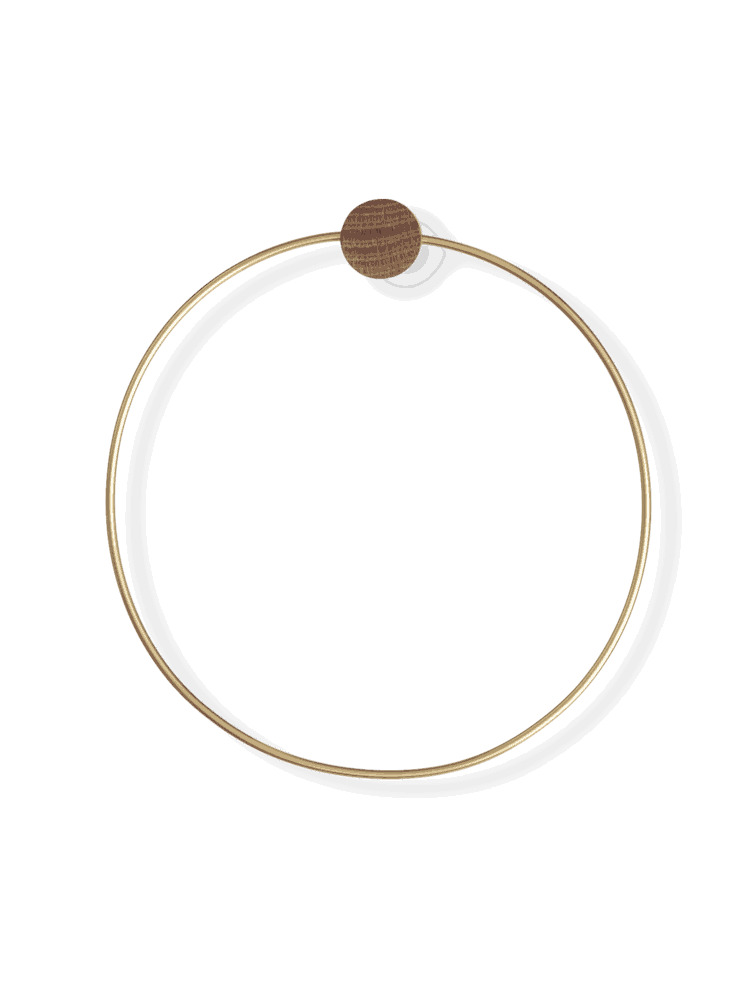 Ferm Håndklehenger Messing