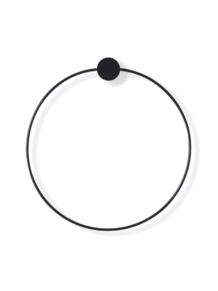 Ferm Håndklehenger Svart