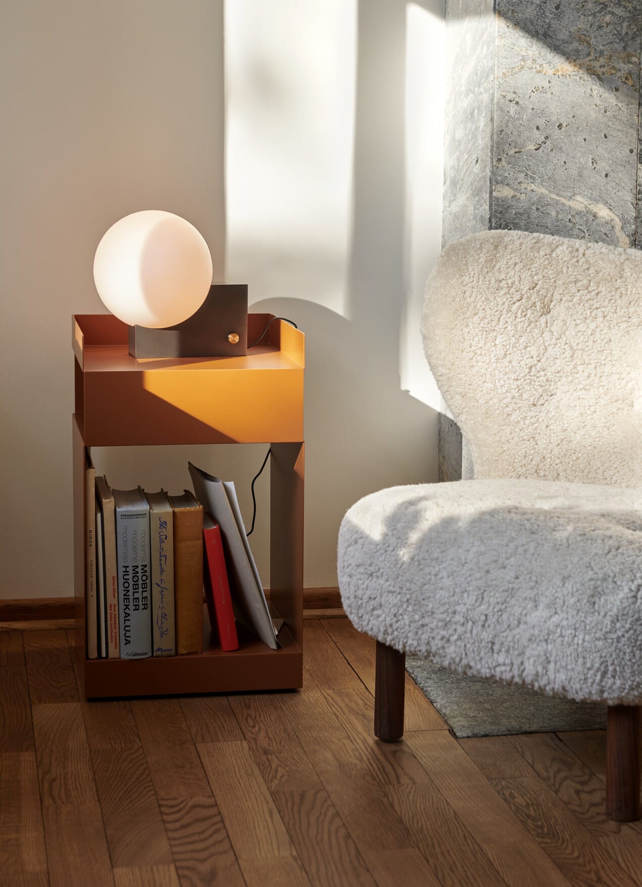 Rotate Sidebord med Oppbevaring SC73 Terracotta - Bilde 5
