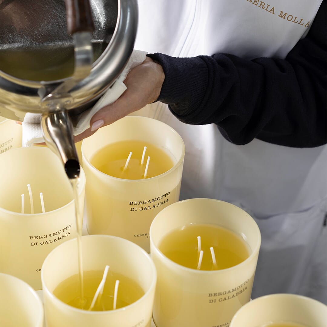 Duftlys Amber & Sandalwood 70 gr - Bilde 3