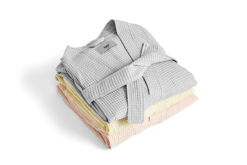 Morgenkåpe Waffle Grey - Bilde 3