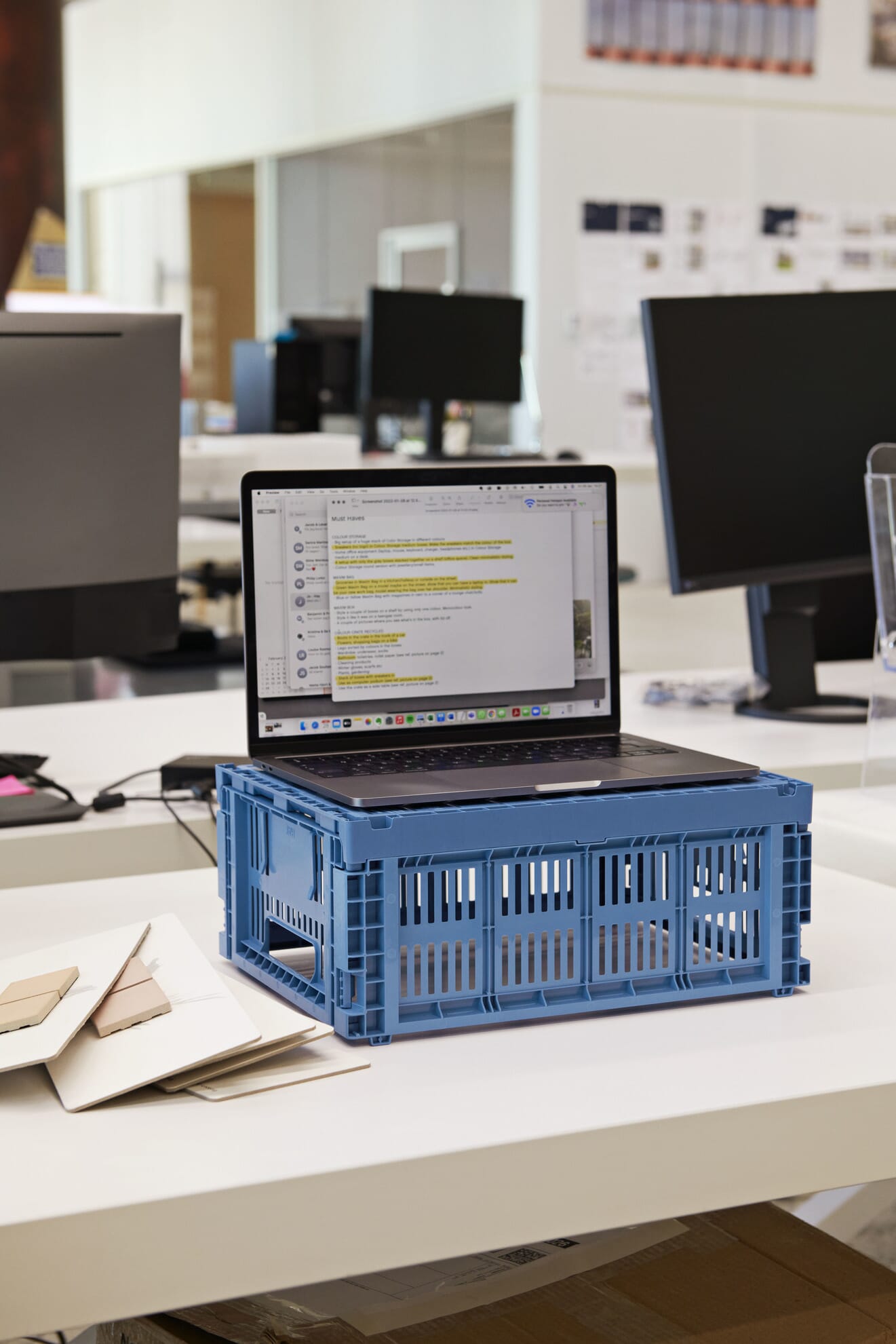 Colour Crate Boks Electric Blue M - Bilde 3