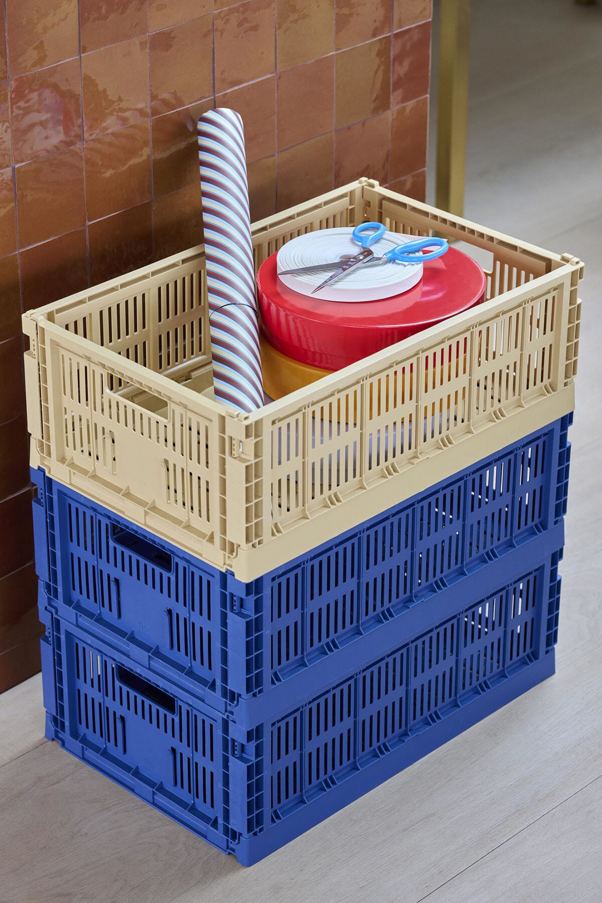Colour Crate Boks Dark Blue L - Bilde 3