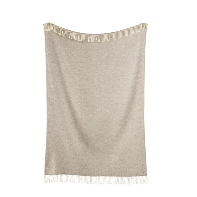 Ullpledd Kattefot Light Grey - Bilde 3