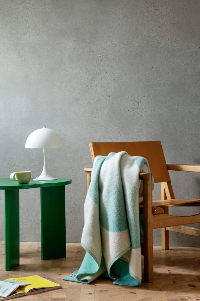 Ullpledd Moon Green - Bilde 5