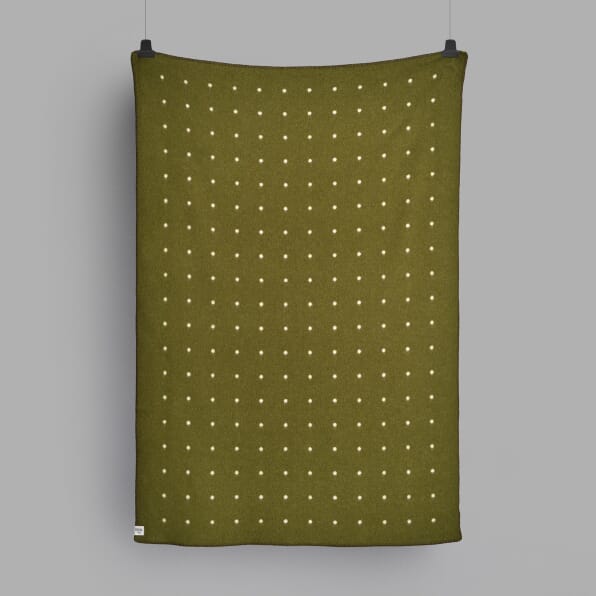 Ullpledd Pastille Green Moss - Bilde 2