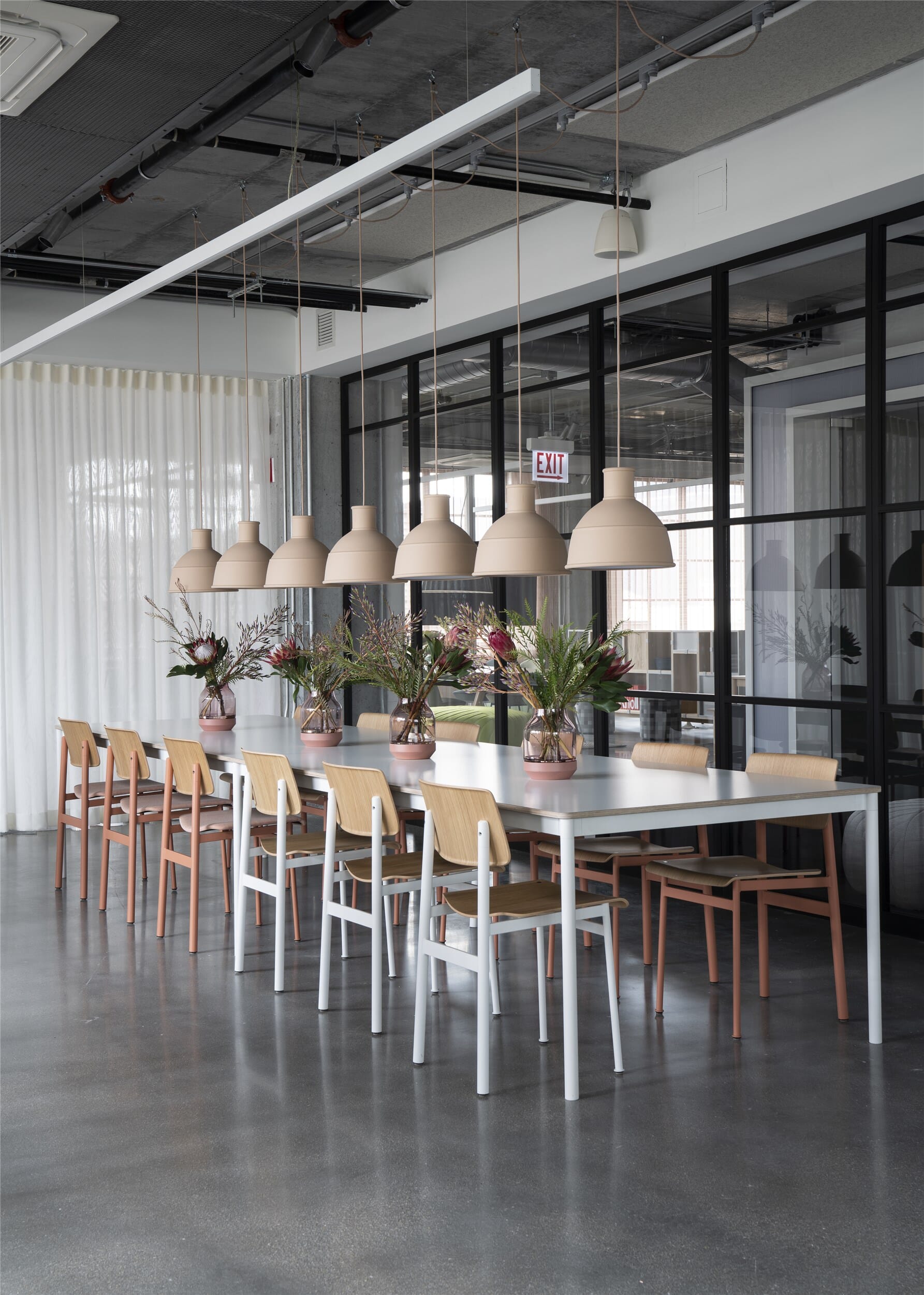 Base Spisebord Eik/Fineer/Hvit