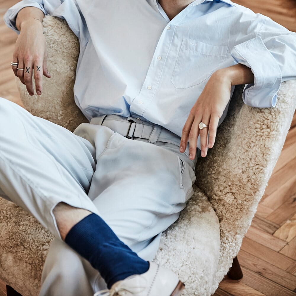 Lille Petra Lenestol VB1 Moonlight/Valnøtt - Bilde 4