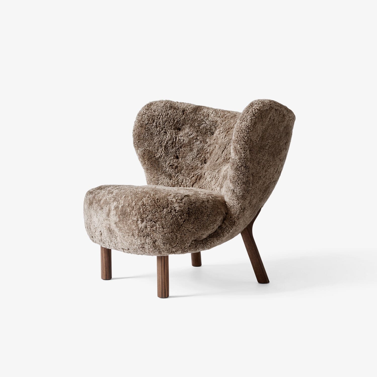 Lille Petra Lenestol VB1 Sahara/Valnøtt - Hovedbilde