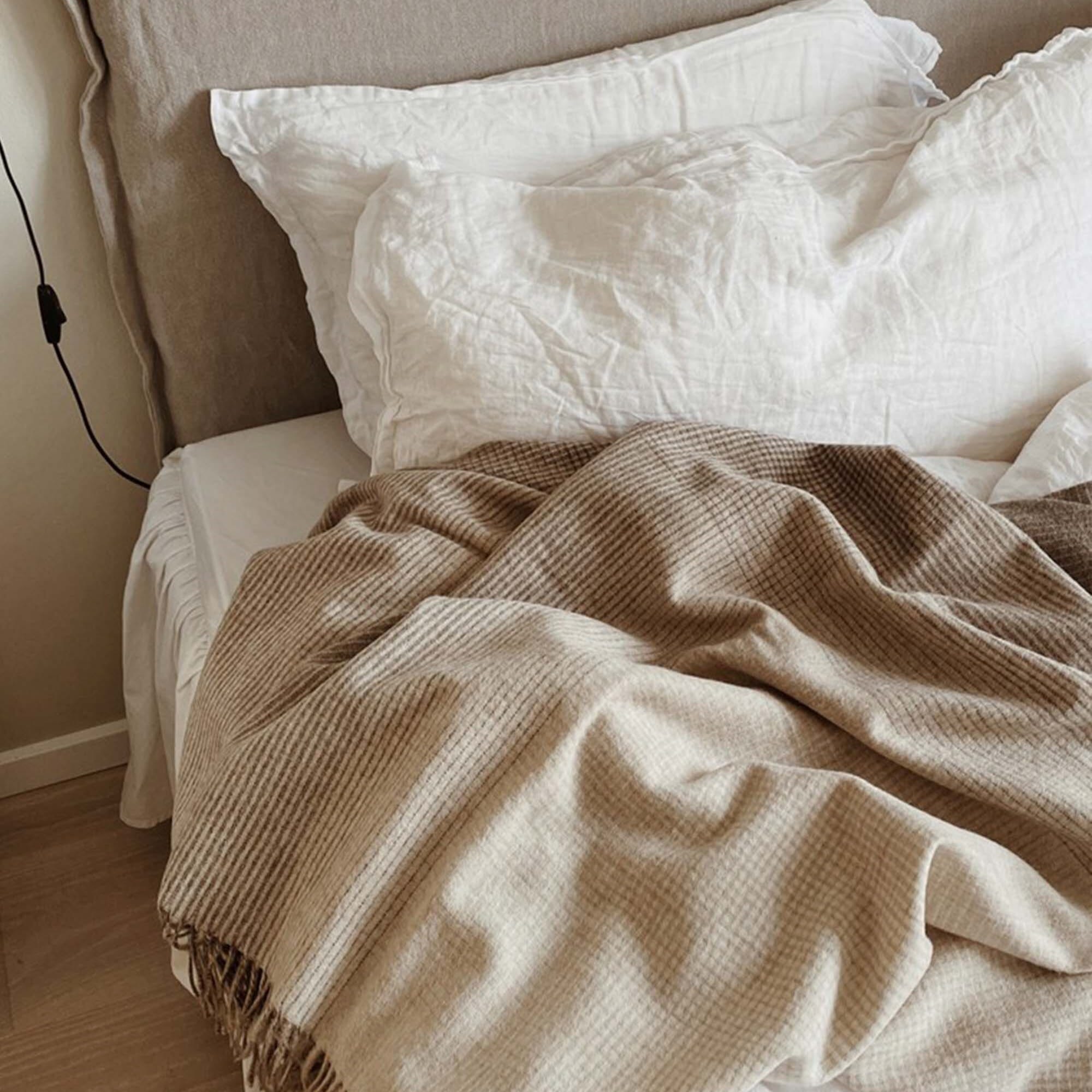 Alpakkapledd Horizon Brown - Bilde 4