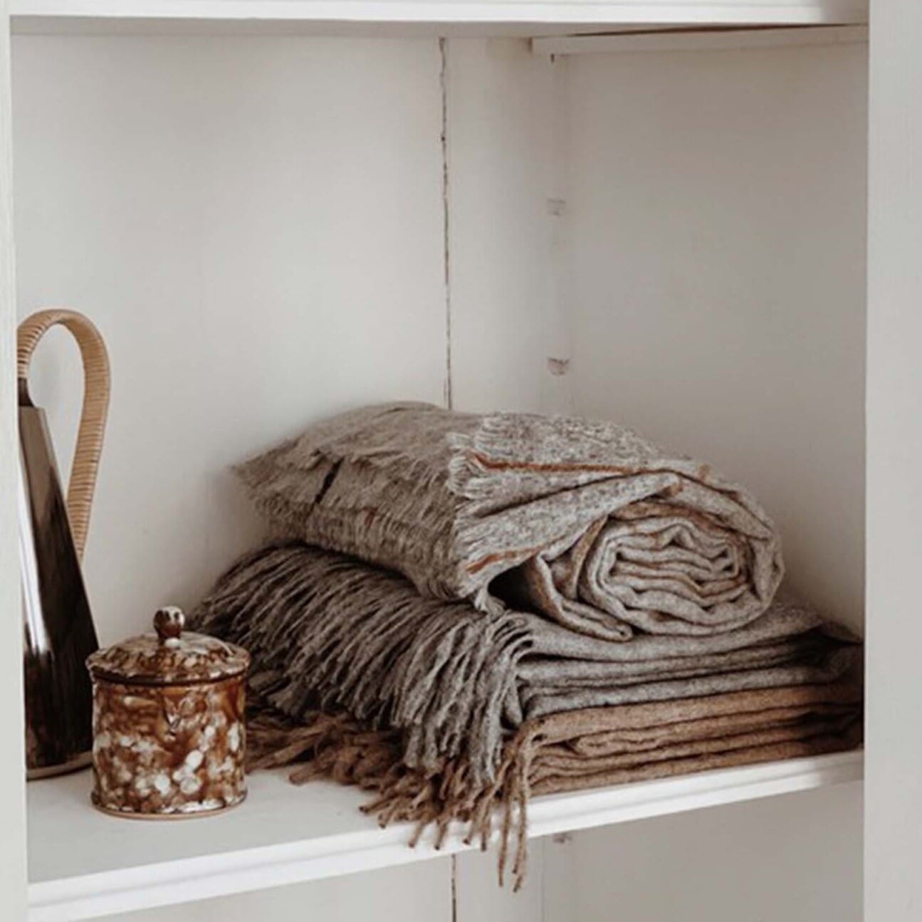 Alpakkapledd Horizon Brown - Bilde 5