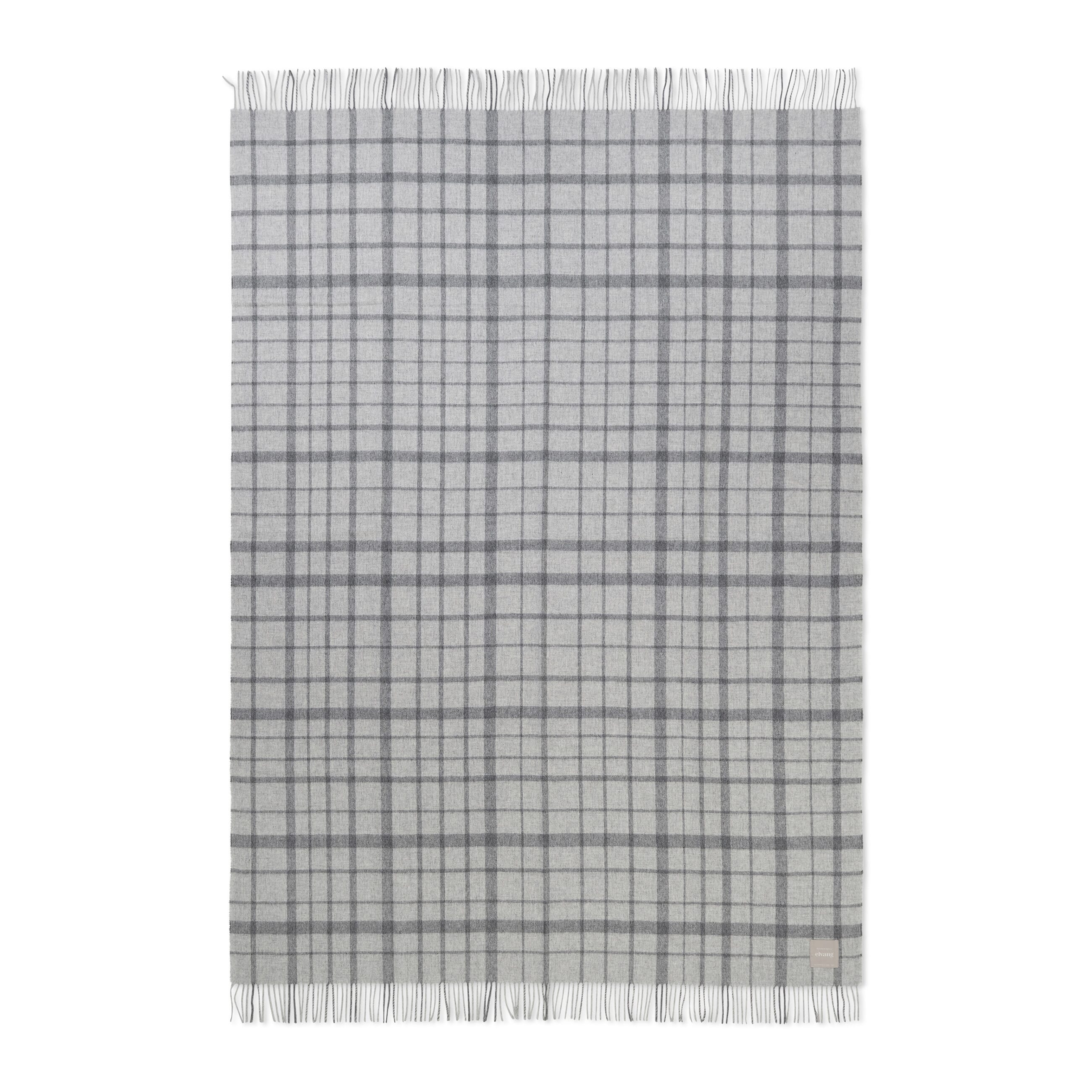 Alpakkapledd Tweed Grey - Bilde 4