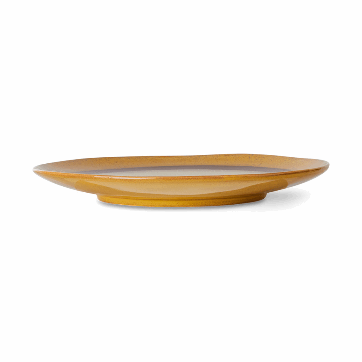 70s ceramics: dinner plates coconut (set of 2) - Bilde 3