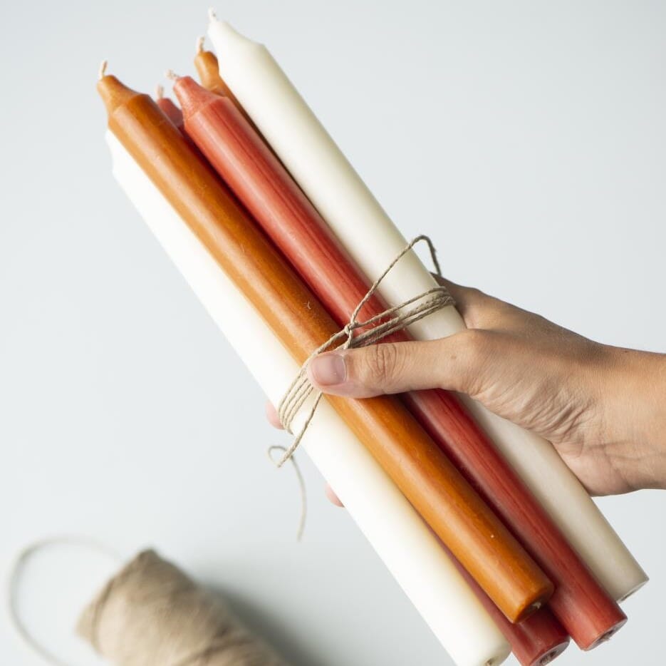 4 stk | Rustikklys Elfenben -ekstra lange - Bilde 2