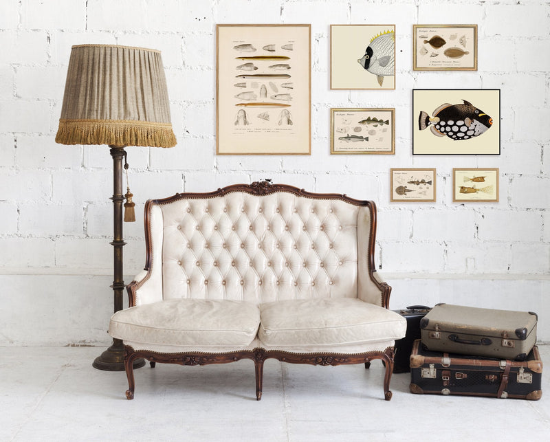 Bilde Half Fish White Yellow Left