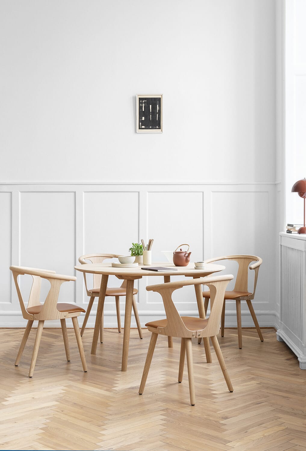 2 stk | In Between Stol SK2 Eik/Cognac Skinn - Bilde 3