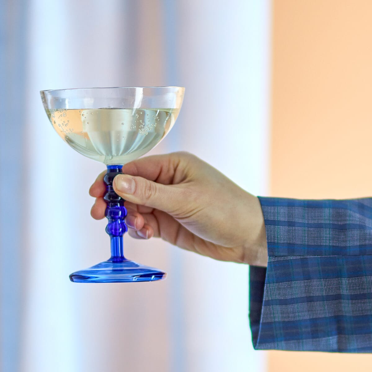 Cocktailglass Noemi Blå - Hovedbilde