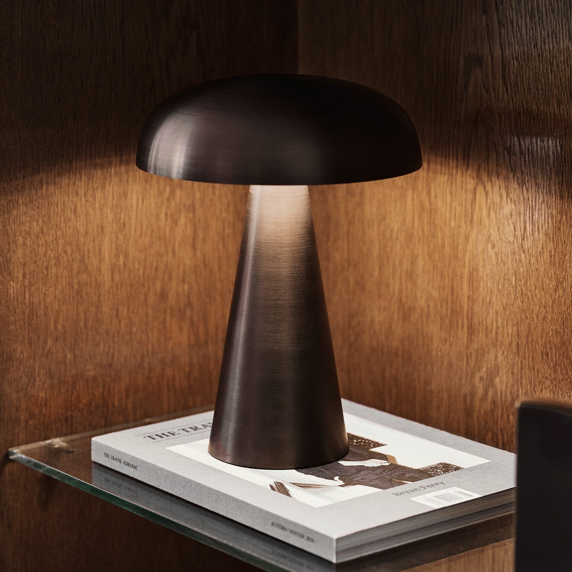 Como Oppladbar Lampe SC53 Bronzed Brass