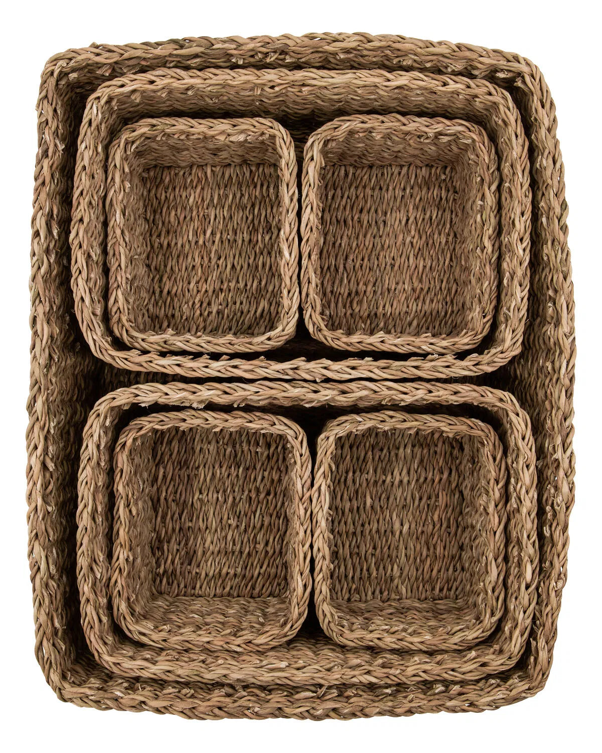 Oppbevaringskurv Square Natur