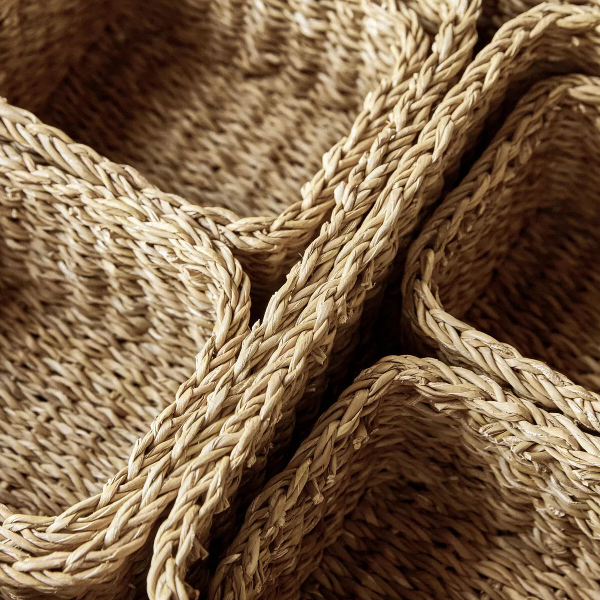 Oppbevaringskurv Square Natur