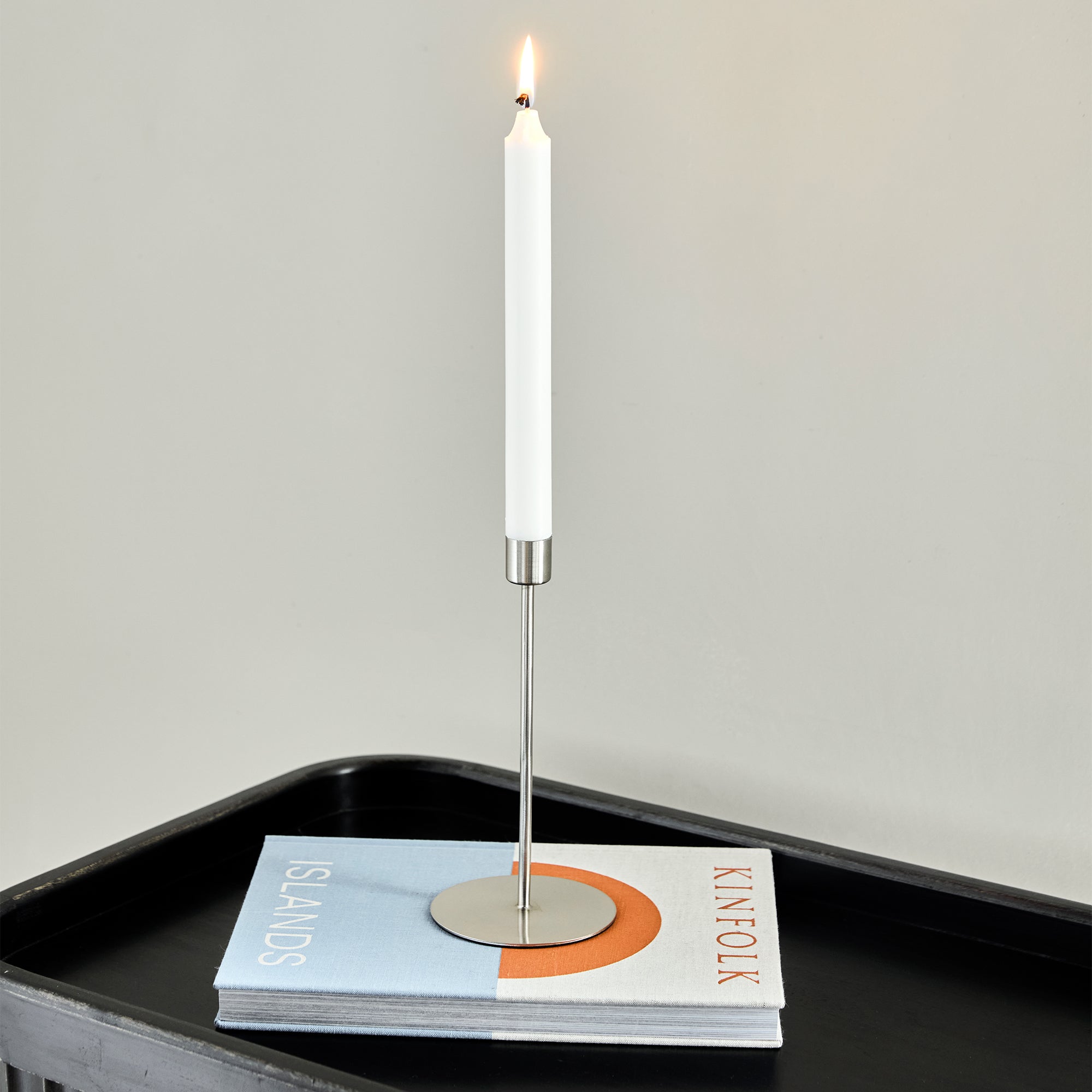 Lysestake Anit Silver H:20