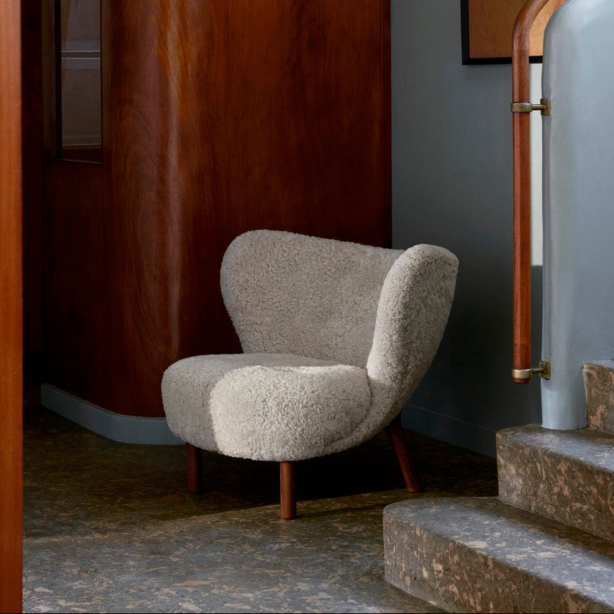 Lille Petra Lenestol VB1 Moonlight/Valnøtt