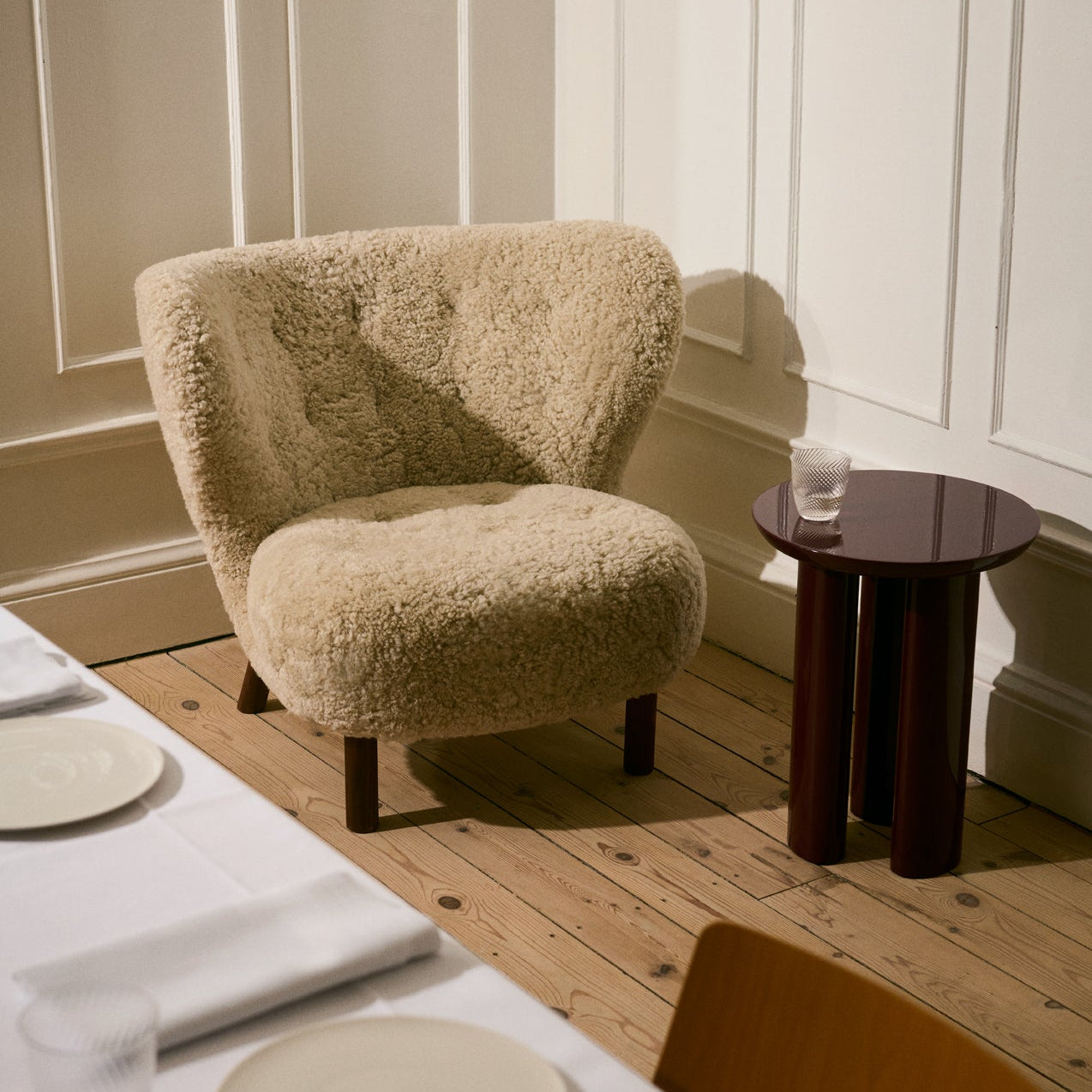 Lille Petra Lenestol VB1 Moonlight/Valnøtt