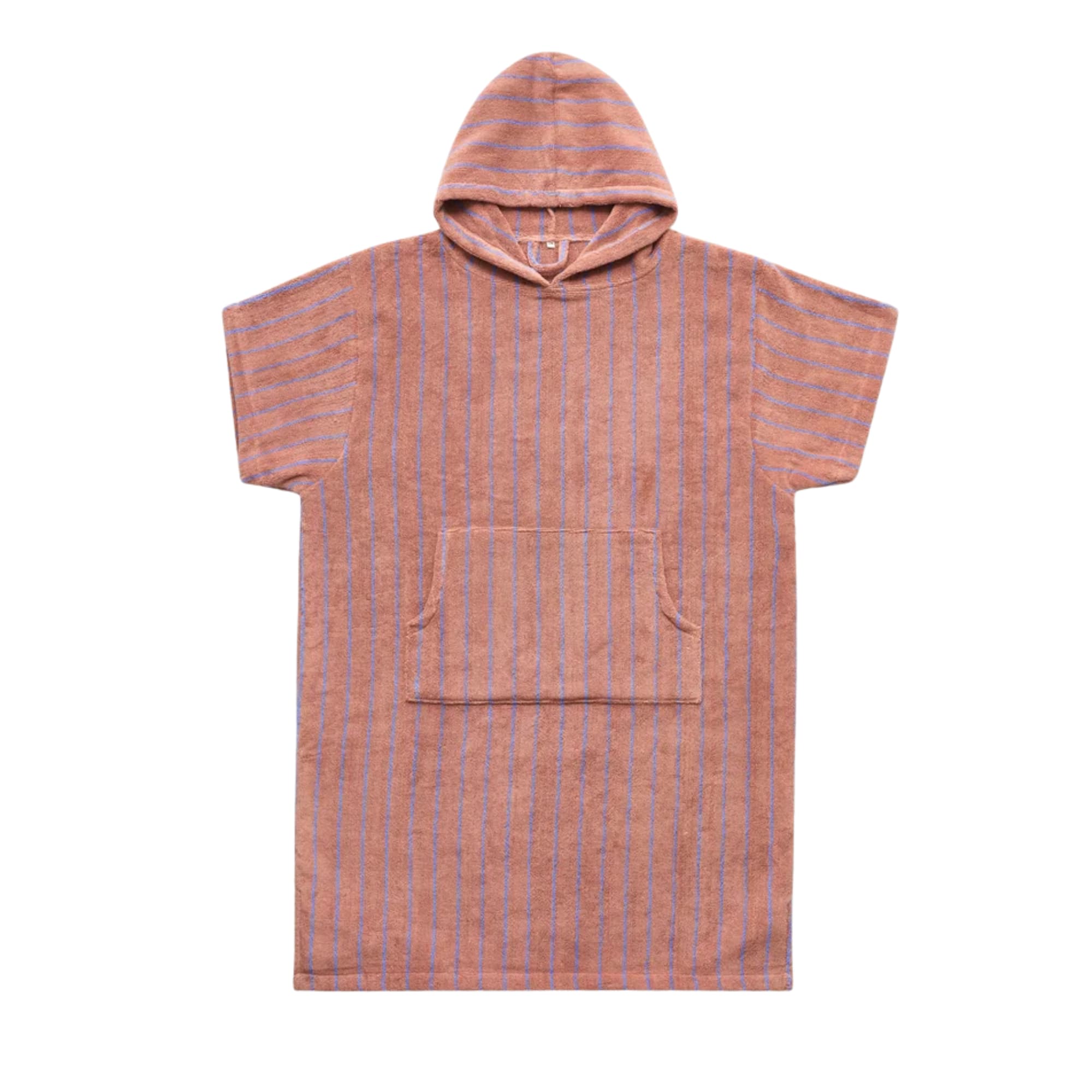 Badeponcho Camel & Ultramarine