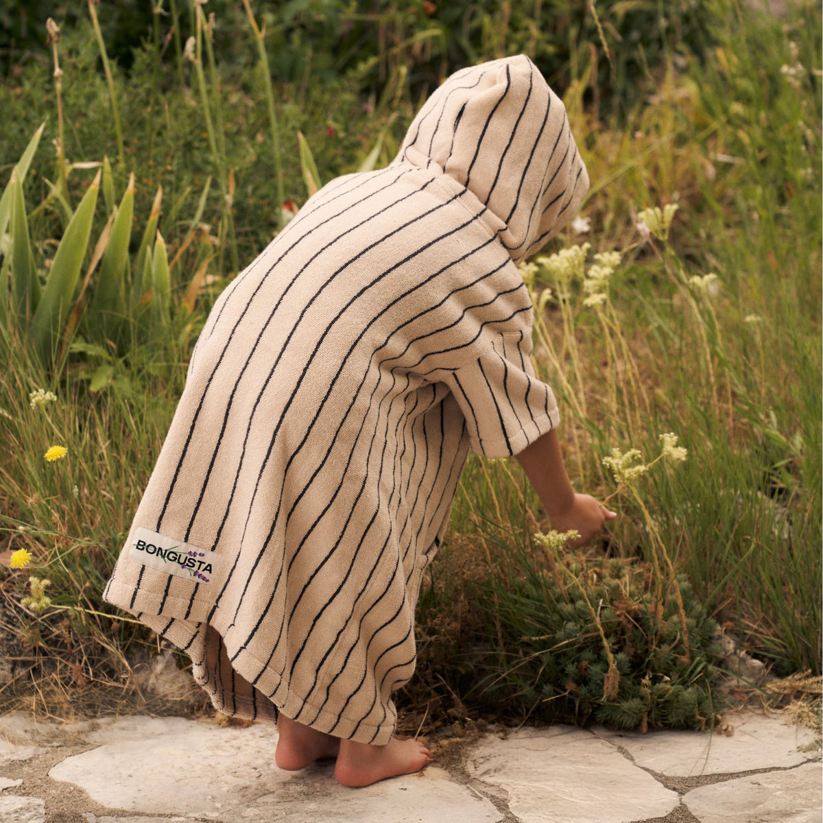 Badeponcho Kids Creme & Ink