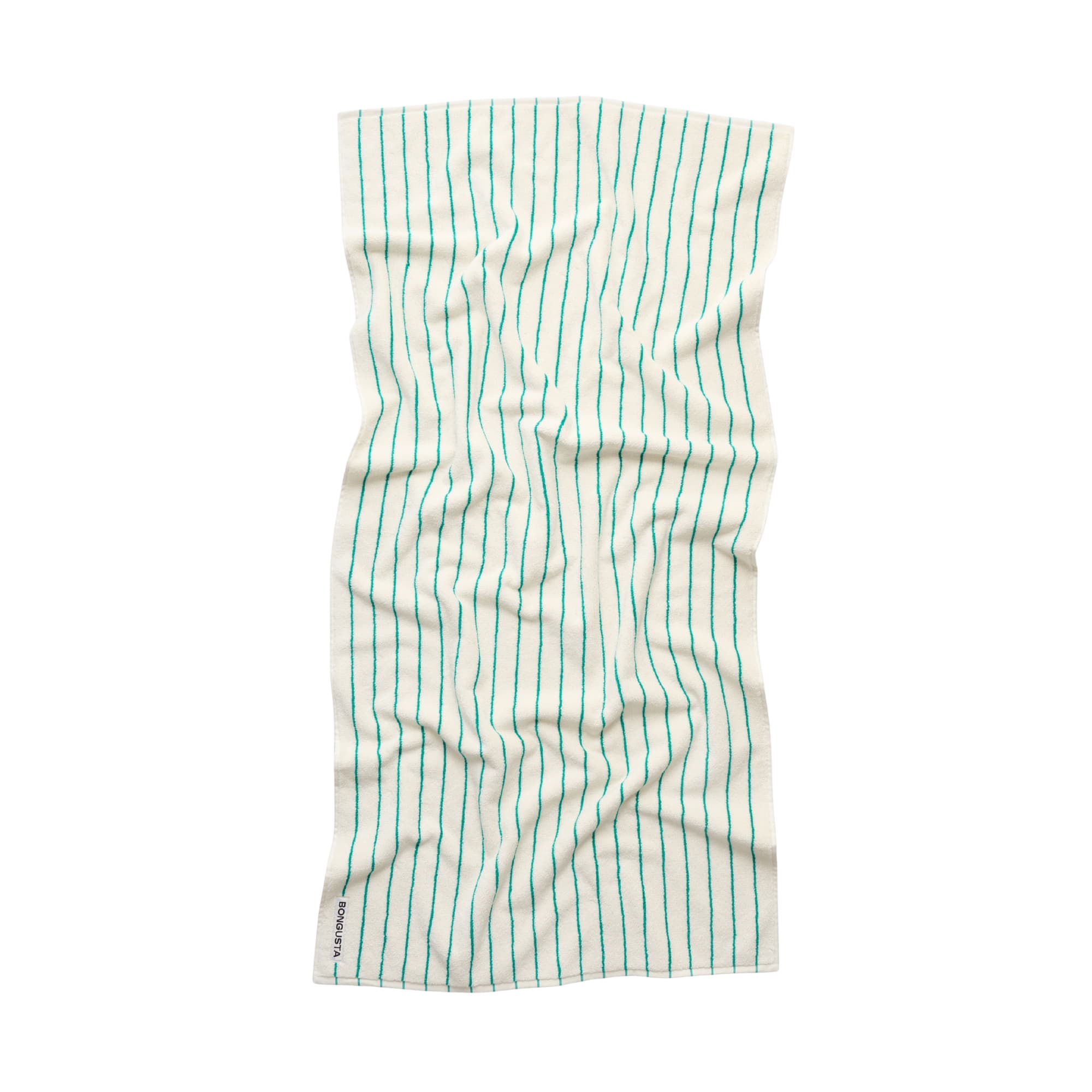 Badehåndkle Pure White & Grass 70x140