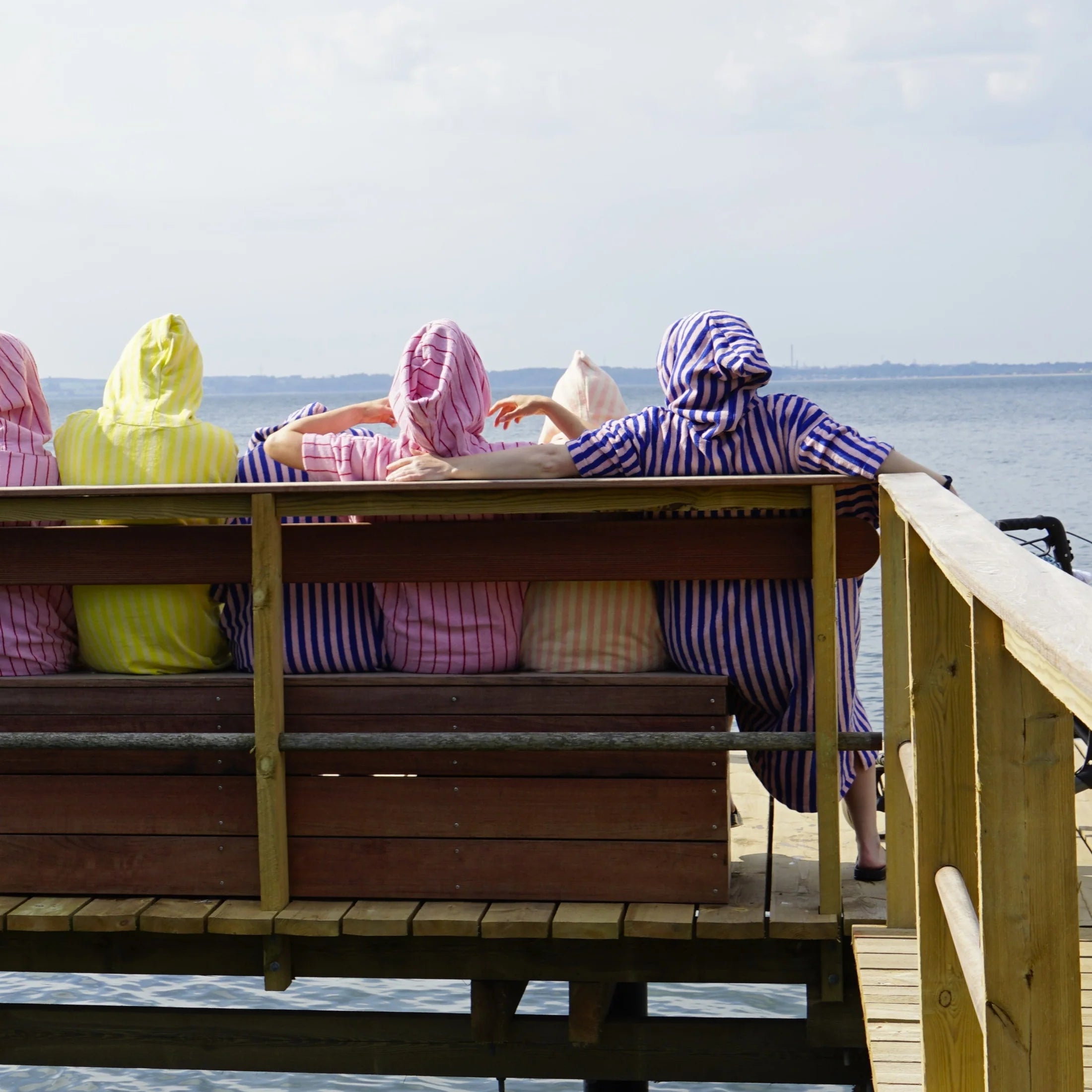 Badehåndkle Poncho Baby Pink & Ski Patrol