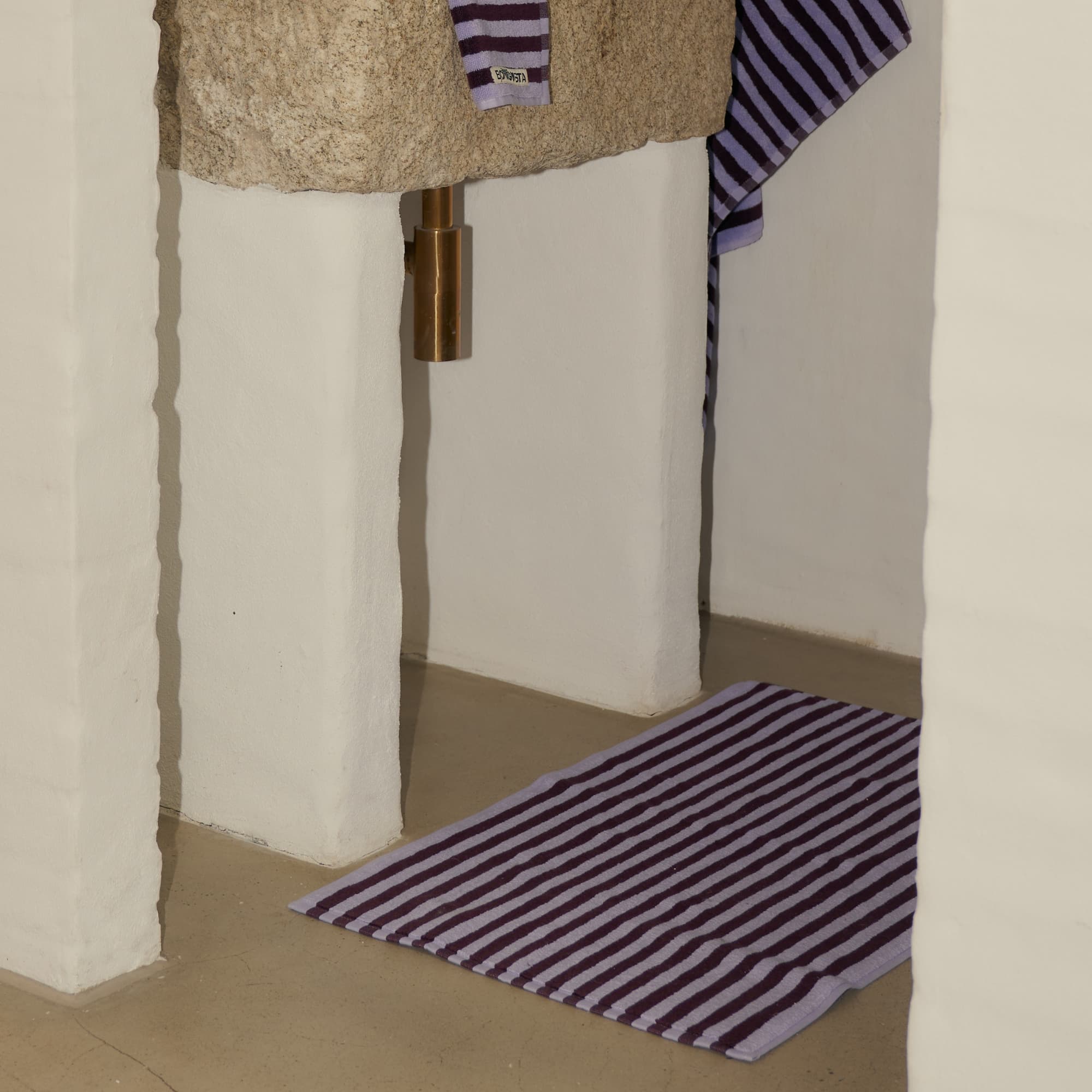 Badematte Wine & Lavender Blue 50x80