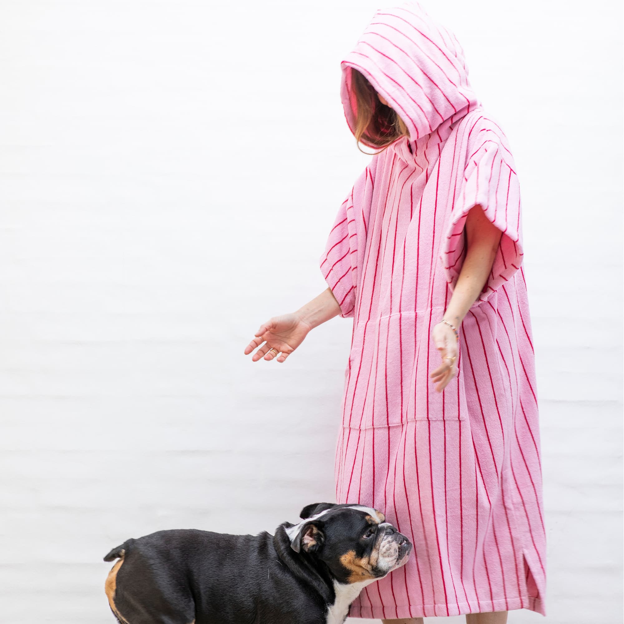 Badeponcho Baby Pink & Ski Patrol