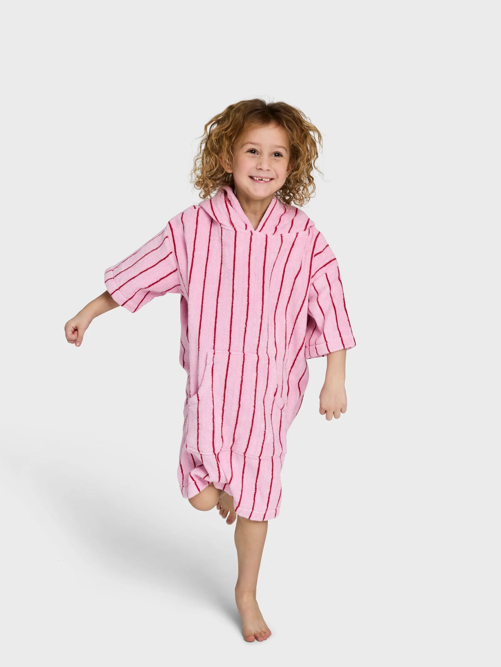 Badehåndkle Poncho Kids Baby Pink & Ski Patrol
