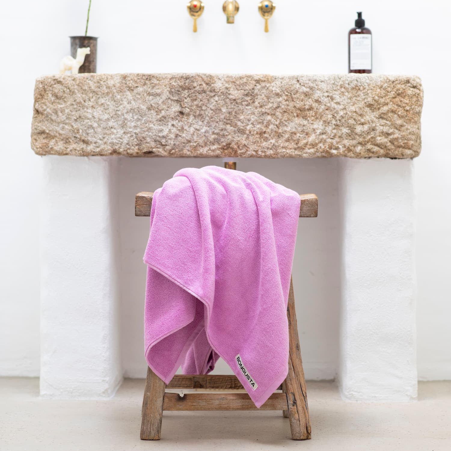 Badehåndkle Soft Fuchsia 70x140