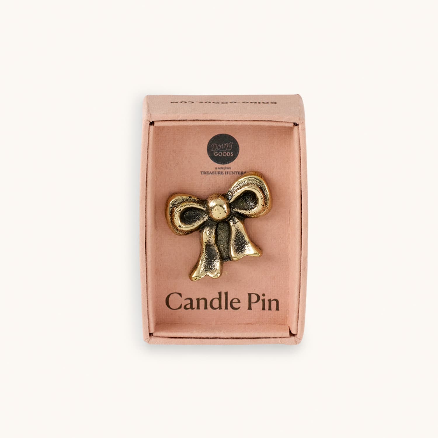 Bowie Bow Candle Pin