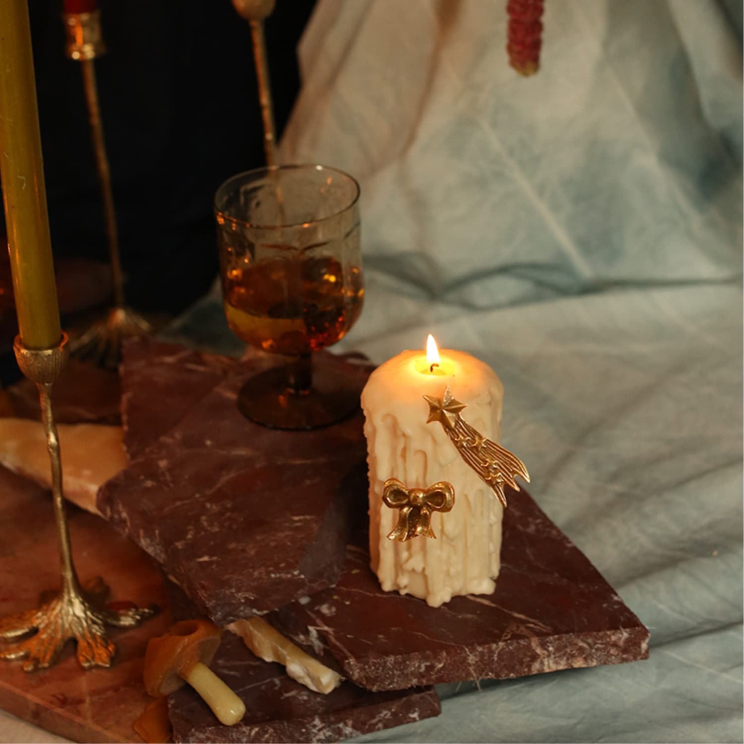 Supernova Star Candle Pin