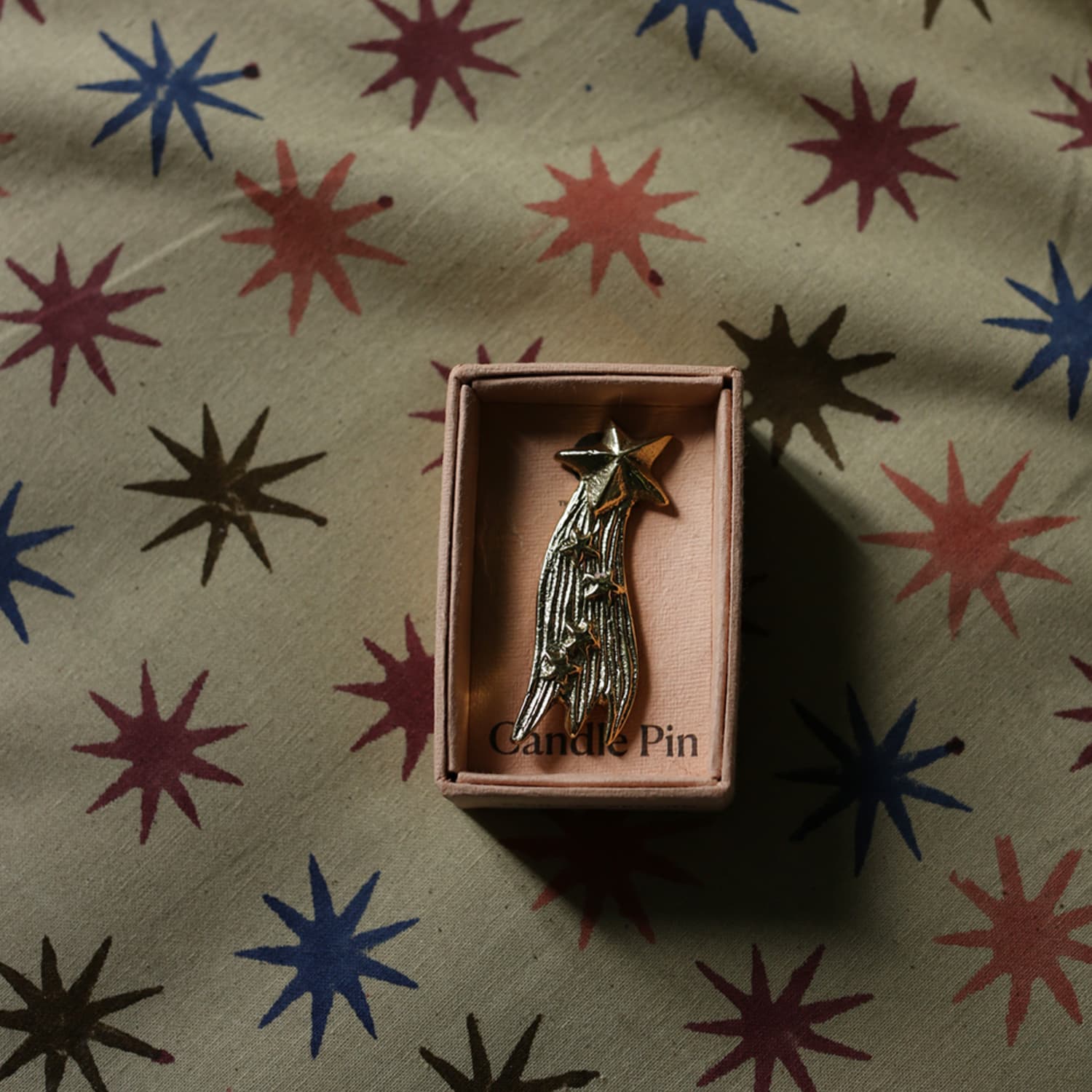 Supernova Star Candle Pin