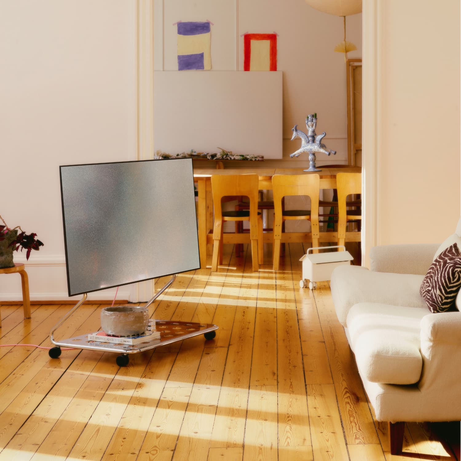 TV-stativ Disco Chrome