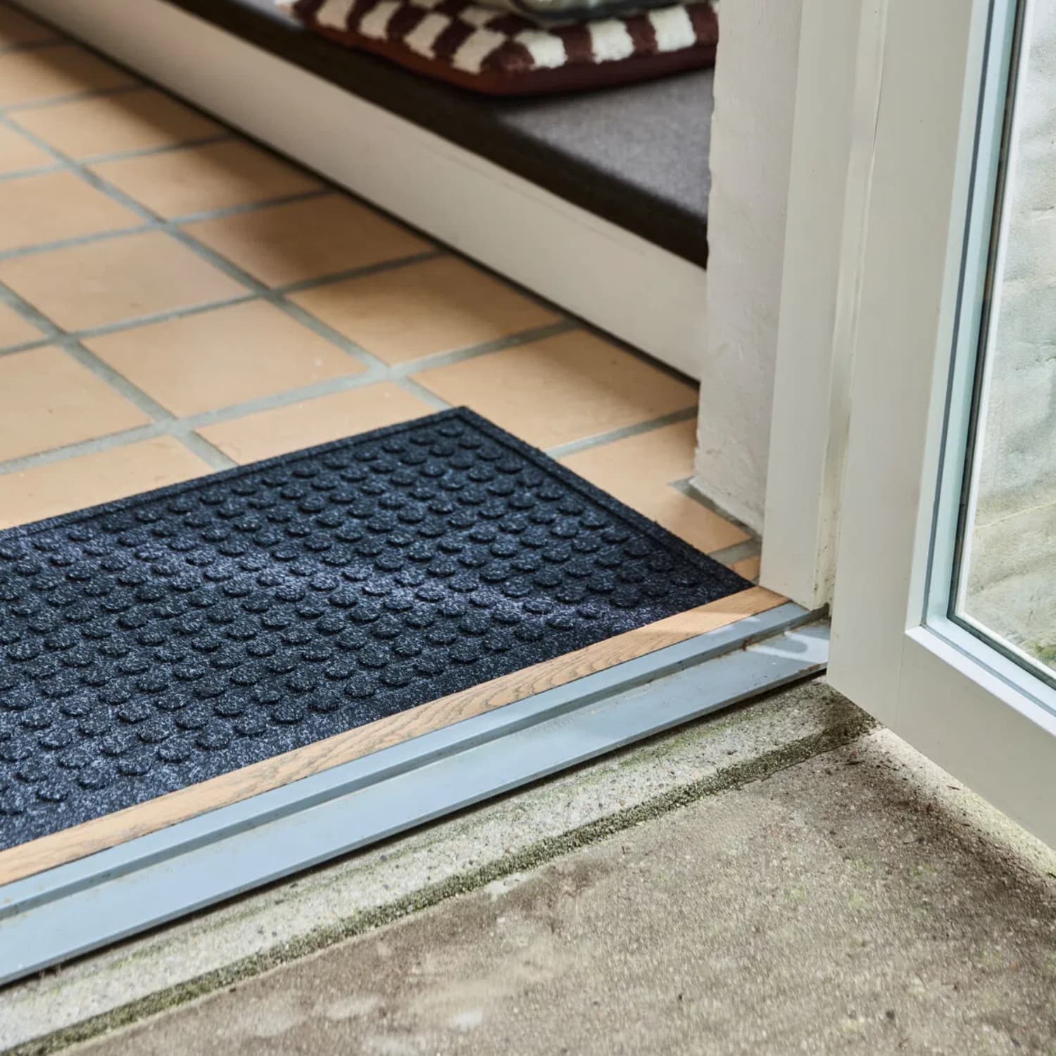 Dørmatte Entry Rectangle Svart