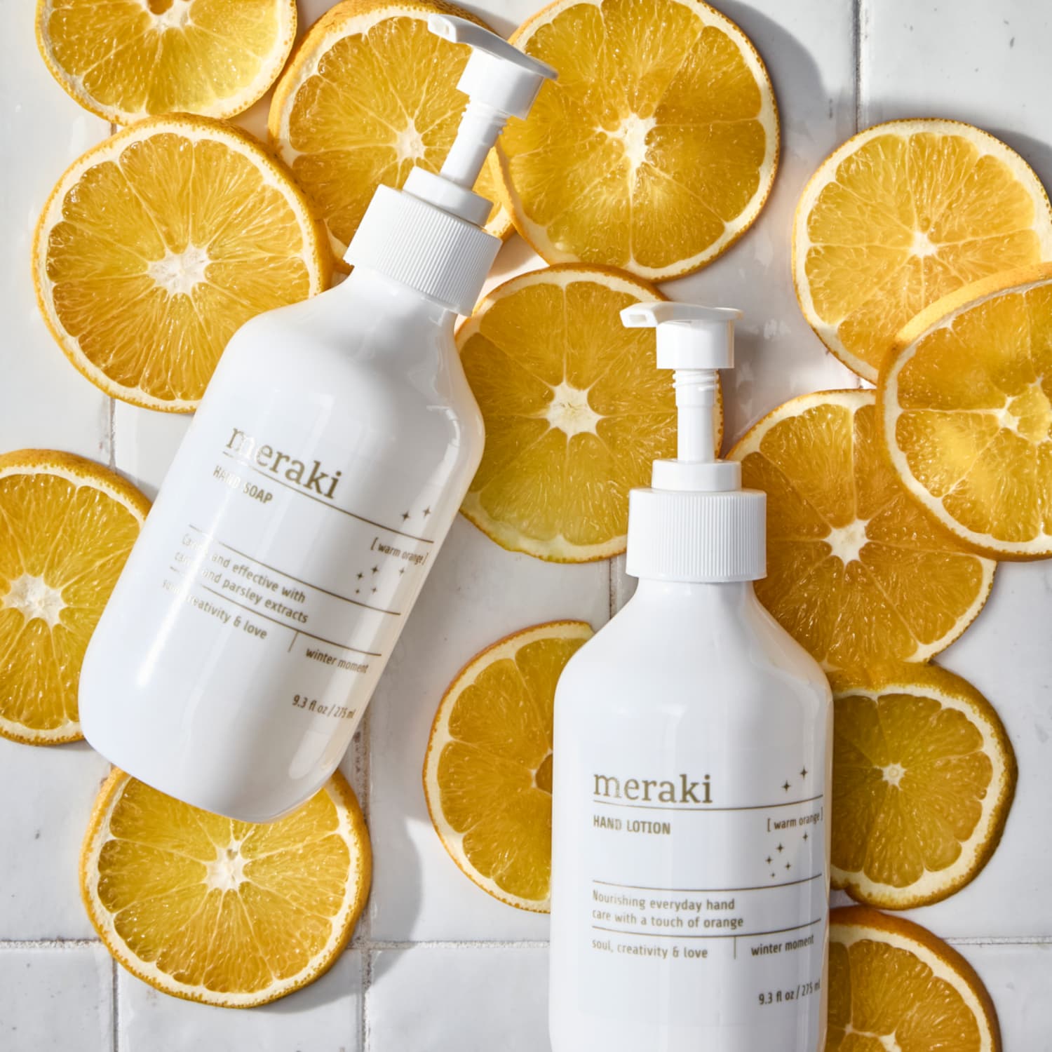 Gaveeske Warm Orange Håndsåpe & Håndkrem