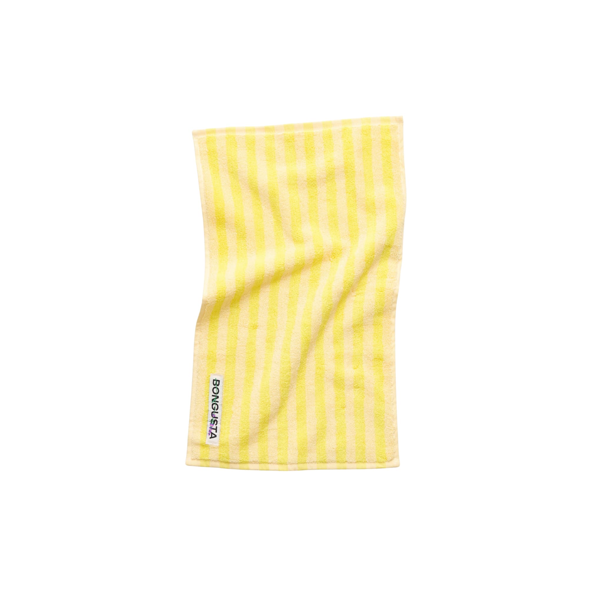 Gjestehåndkle Pristine & Neon Yellow 30x50