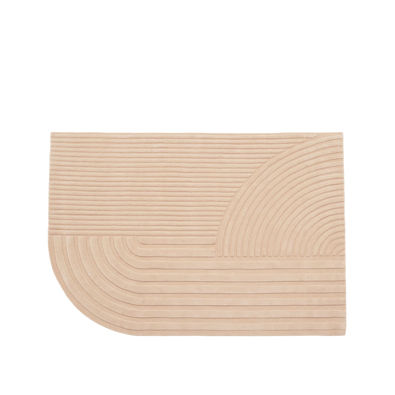 Gulvteppe Relevo Light Rose
